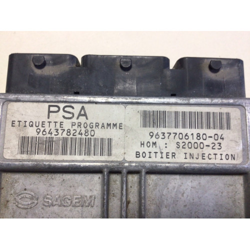 Peugeot 206 1.4 Motor Beyni 9643782480 9637706180-04 