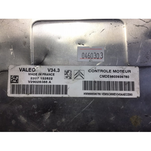 Peugeot 206 1.1 Motor Beyni V29026568A V34.3