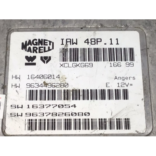 Peugeot 406 2.0 Motor Beyni IAW48P.11 16406014 9634496280