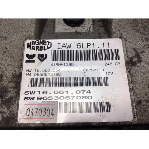 Citroen Peugeot 2.0 Motor Beyni IAW6LP1.11 9653067080 9650623180