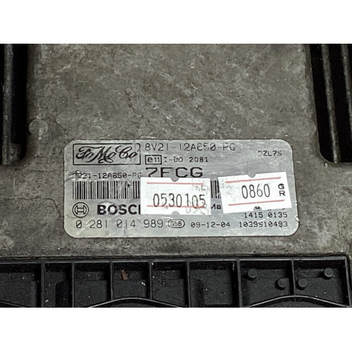 Ford Fiesta 1.6 TDCI Motor Beyni 0281014989 8V21-12A650-PG