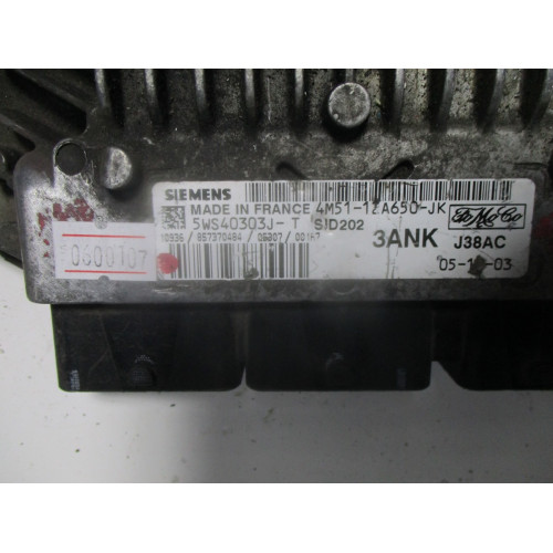 Ford Focus 1.8 Motor Beyni  5WS40303J-T 4M51-12A650-JK SID202 3ANK