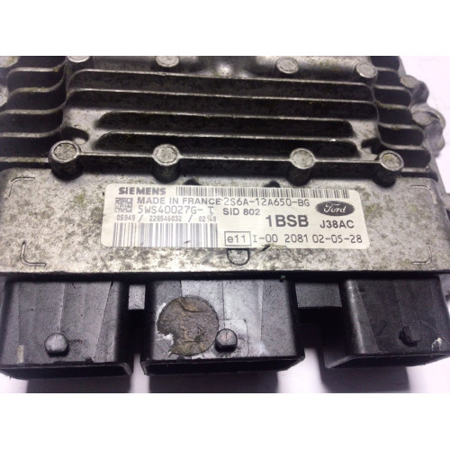 Ford Fiesta 1.4 TDCI Motor Beyni 5WS40027G-T 2S6A-12A650-BG SID 802 1BSB