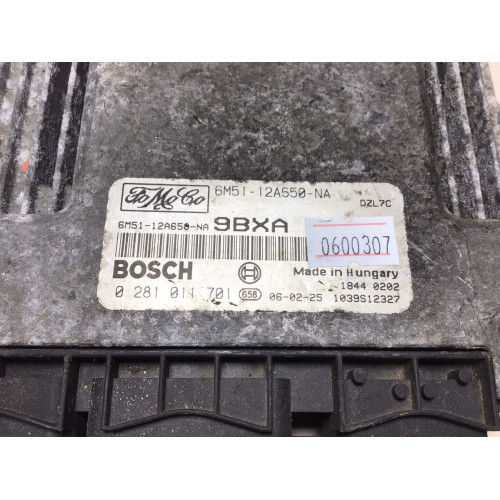 Ford Focus Motor Beyni 6M51-12A650-NA 0281011701 9BXA