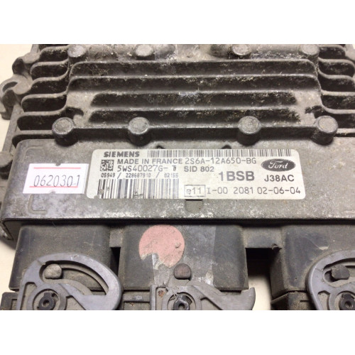 Ford Fiesta 1.4 TDCI Motor Beyni 5WS40027G-T 2S6A-12A650-BG SID 802 1BSB