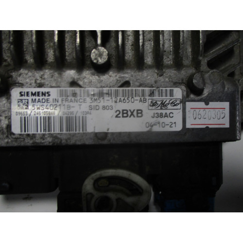 Ford Focus 2.0 TDCI Motor Beyni 5WS40211B-T 3M51-12A650-AB SID 803 2BXB