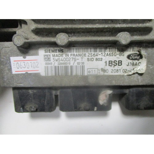 Ford Fiesta 1.4 TDCI Motor Beyni 5WS40027G-T 2S6A-12A650-BG SID 802 1BSB