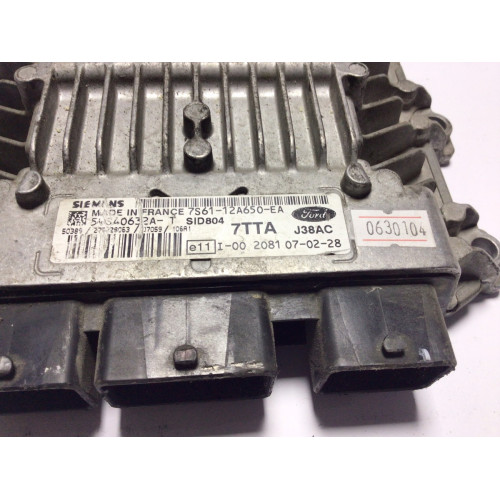 Ford Fiesta 1.4 Motor Beyni 5WS40632A-T 7S61-12A650-EA SID804 7TTA