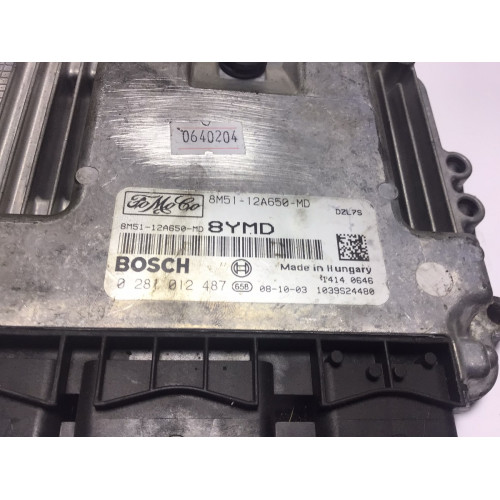 Ford Focus 1.6 TDCI Motor Beyni 8M51-12A650-MD 0281012487 8YMD