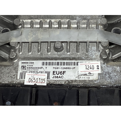 Ford Focus 2.0 TDCI Motor Beyni 5WS40595F-T 7G91-12A650-UF SID206 EU6F