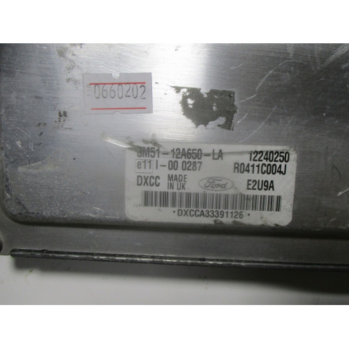 Ford Focus 1.8 TDCI Motor Beyni R0411C004J 8M51-12A650-LA 12240250 CXCC