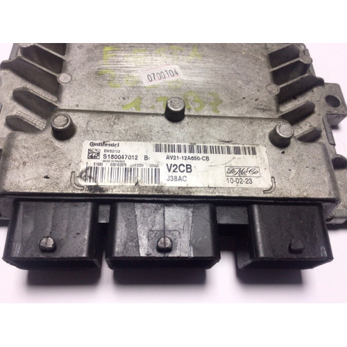Ford Fiesta 1.25 Motor Beyni TDCI S180047012 B AV21-12A650-CB EMS2102 V2CB