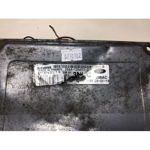 Ford Fiesta 1.3 Motor Beyni S118763003G 2S6A-12A650-ZD SIM21 3NUC