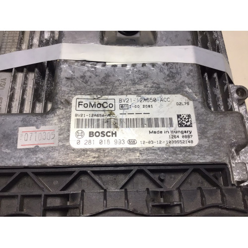 Ford Fiesta Motor Beyni 0281018993 BV21-12A650-ACC