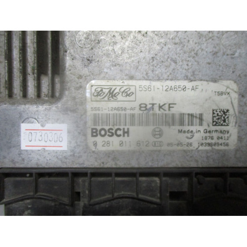 Ford Fiesta Motor Beyni 5S61-12A650-AF 0281011612 8TKF 