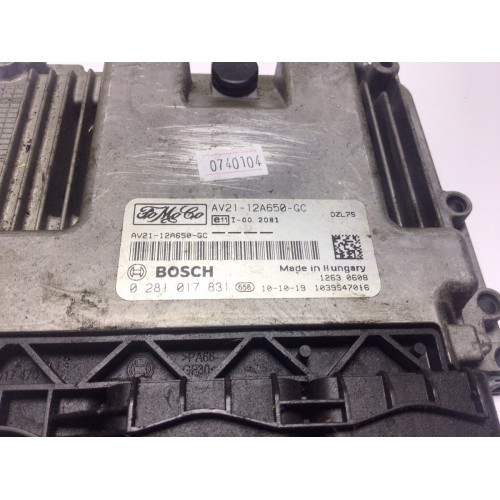Ford Fiesta 1.4 TDCI Motor Beyni AV21-12A650-GC 0281017831