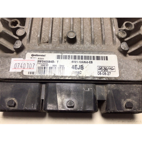 Ford Fiesta 1.4 TDCI Motor Beyni 5WS40584B-T 8V21-12A650-EB SID206 4EJB