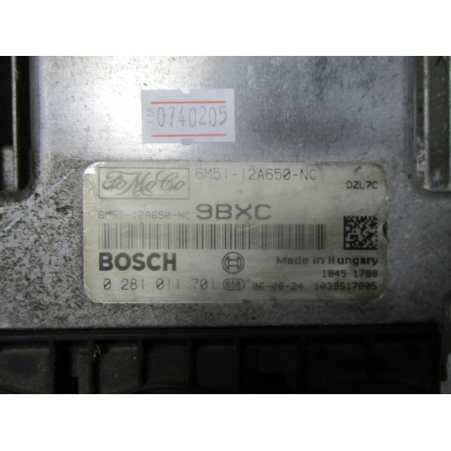 Ford Focus Motor Beyni 6M51-12A650-NC 0281011701 9BXC