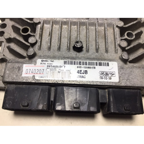 Ford Fiesta 1.4 TDCI Motor Beyni 5WS40584B-T 8V21-12A650-EB SID206 4EJB