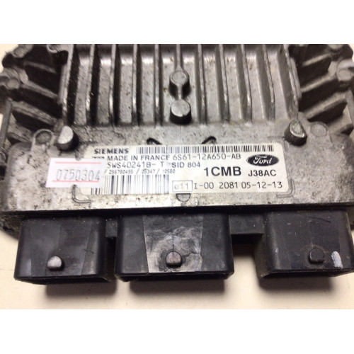 Ford Fiesta 1.4TDCI Motor Beyni 5WS40241B-T 6S61-12A650-AB SID 804 1CMB
