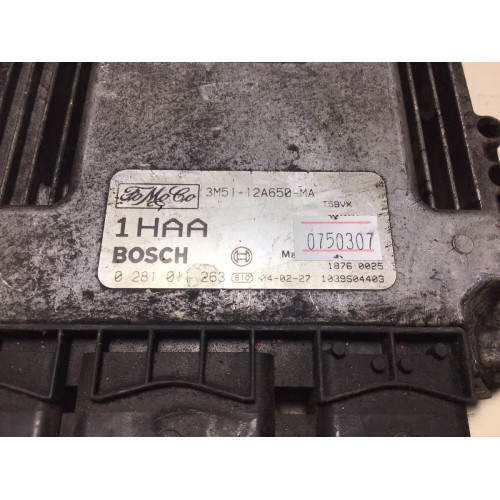Ford Focus 1.6 TDCI Motor Beyni 0281011263 3M51-12A650-MA 1HAA