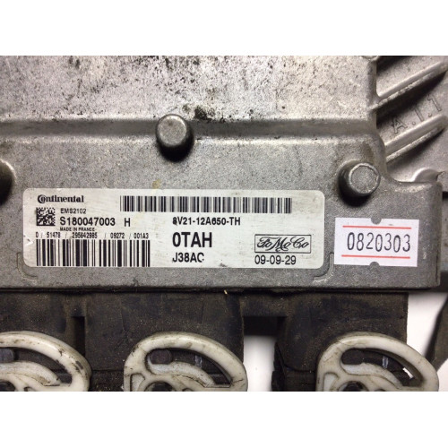Ford Fiesta 1.4 Motor Beyni TDCI S180047003 H 8V21-12A650-TH EMS2102 0TAH