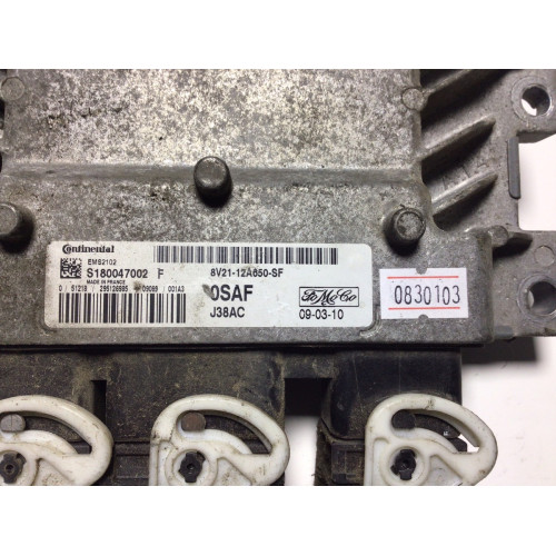 Ford Fiesta 1.2 Motor Beyni S180047002 F 8V21-12A650-SF EMS2102 0SAF