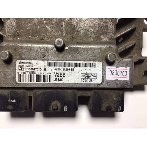 Ford Fiesta Motor Beyni S180047013B AV21-12A650-EB
