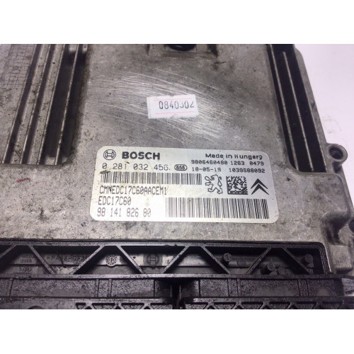 Peugeot 208 1.6 Motor Beyni 0281032456 EDC17C60 9814182680
