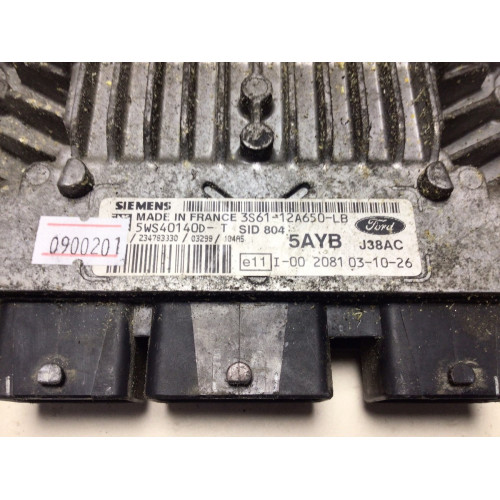 Ford Focus 1.8 Motor Beyni  5WS40140D-T 3S61-12A650-LB SID804 5AYB