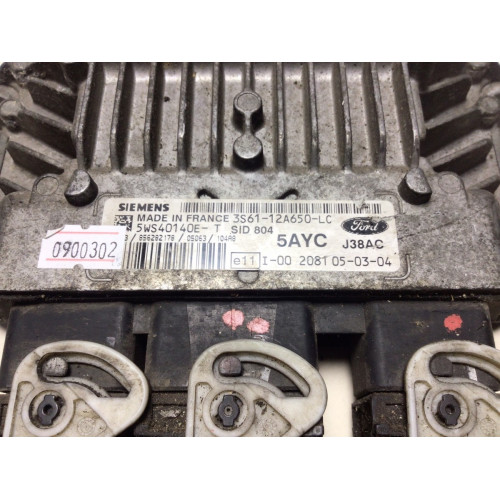 Ford Fiesta 1.4 Motor Beyni 5WS40140E-T 3S61-12A650-LC SID804 5AYC