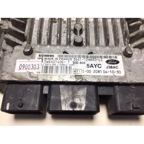 Ford Fiesta 1.4 Motor Beyni 5WS40140E-T 3S61-12A650-LC SID804 5AYC