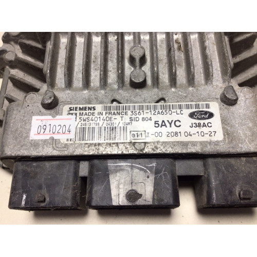 Ford Fiesta 1.4 Motor Beyni 5WS40140E-T 3S61-12A650-LC SID804 5AYC