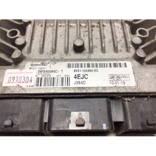 Ford Fiesta 1.4 TDCI Motor Beyni 5WS40584C-T  8V21-12A650-EC SID206 4EJC