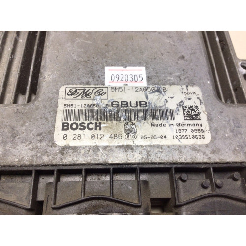 Ford Focus 1.6 Motor Beyni 5M51-12A650-LB 0281012486 6BUB