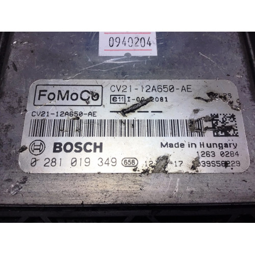 Ford Fiesta 1.6 Motor Beyni 0281019349 CV21-12A650-AE