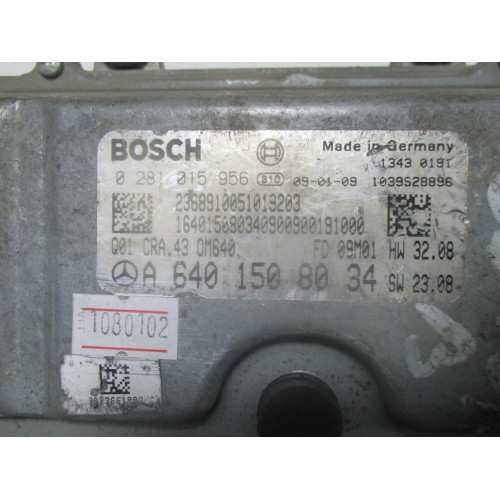 Mercedes A180 Motor Beyni 0281015956 A6401508034