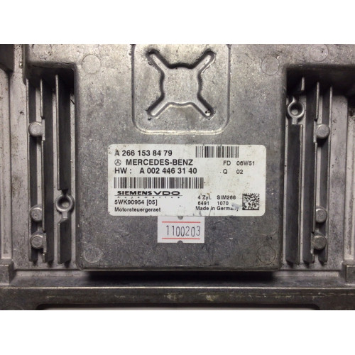Mercedes W169 Motor Beyni SIM266 5WK90954 A2661538479