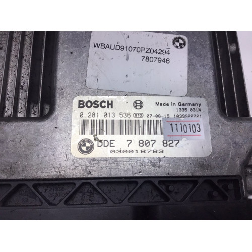 BMW E87 E90 E92 Motor Beyni 0281013536 DDE7807827
