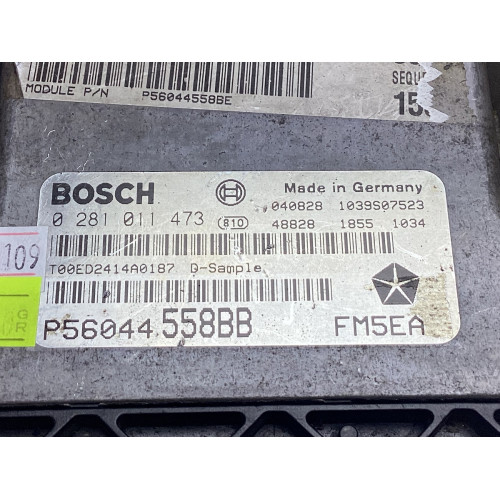 Jeep Grand Cherokee 2.8 Motor Beyni P56044558BB 0281011473