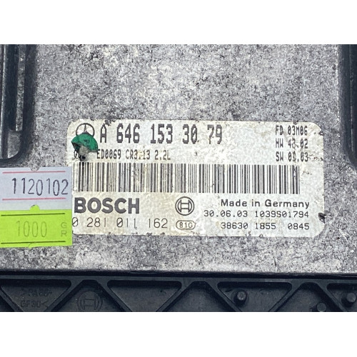 Mercedes W203 C200 CDI Motor Beyni 0281011162 A6461533079