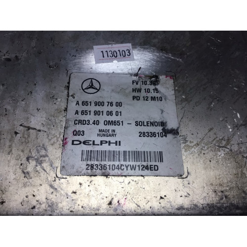 Mercedes W246 Motor Beyni A6519007600 A6519010601 28336104 CRD3.40