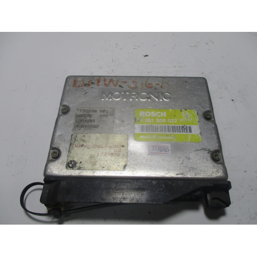 BMW E36 3.16 Motor Beyni 0261200522 1739038