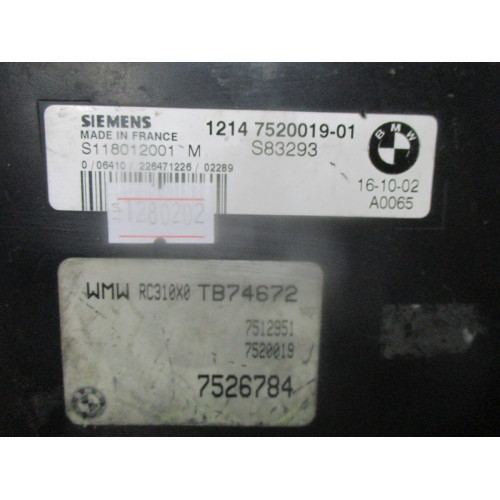 Mini Cooper 1.6 Motor Beyni S118012001M 12147520019-01