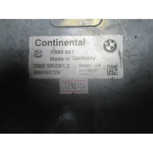 BMW E60 E90 Motor Beyni MSD81.2 7599881 5WK93729
