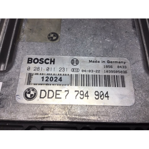 BMW E65 Motor Beyni 0281011231 DDE7794904