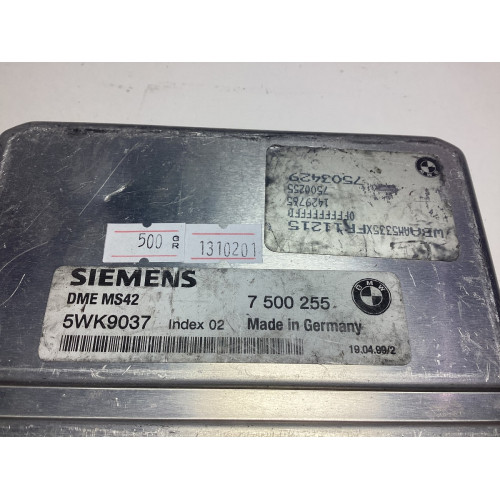 Bmw E36 E46 E39 Motor Beyni 7500255 5WK9037 DME MS42