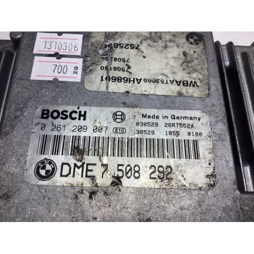 BMW E46 Motor Beyni 0261209007 7508292