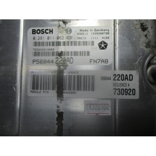 Chrysler Motor Beyni P56044220AD 0281011062 