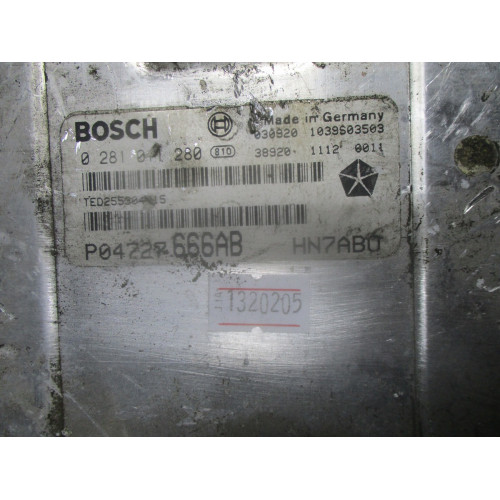 Chrysler Voyager 2.5 Motor Beyni 0281011280 P04727666AB